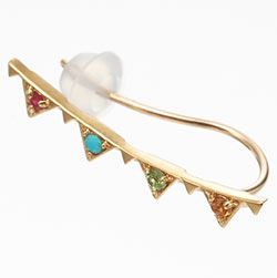 アガットイヤークリップ3