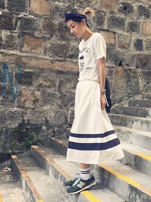 ニューバランス1400コーデ4