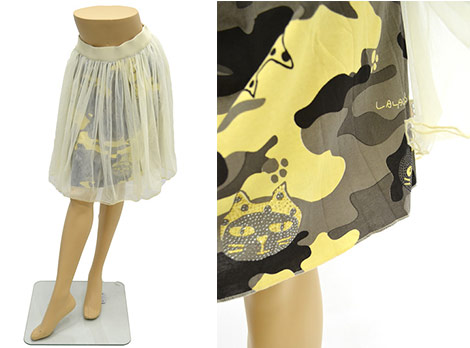 ララキューブ猫スカート