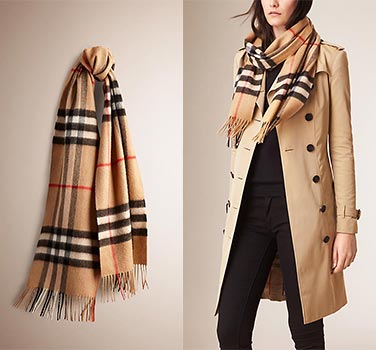 バーバリーマフラー1