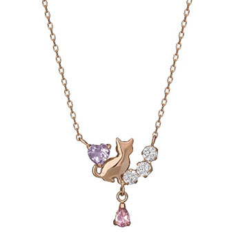 おすわりネコネックレス