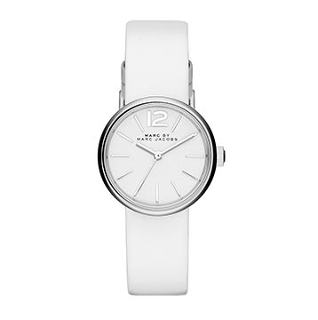 マークジェイコブスホワイト腕時計1