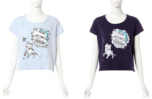 ポール＆ジョー-シスター猫Tシャツ