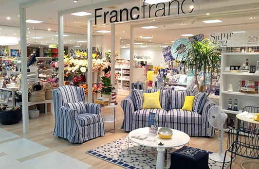 フランフラン店内