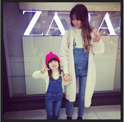 スナイデル親子コーデ2