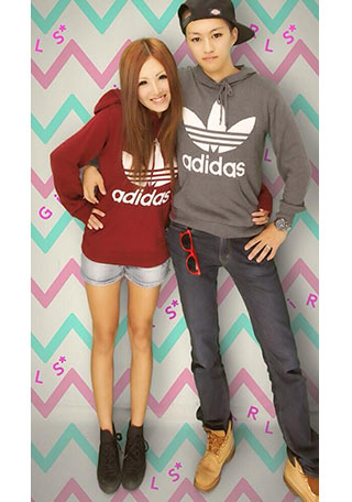 アディダストレーナー-ペアルック3