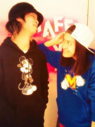 スピンズパーカーペアルック2