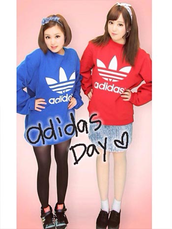 アディダスペアルック3