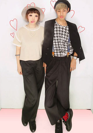 アディダススニーカーペアルック3