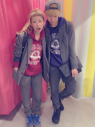 wegoパーカーペアルック2