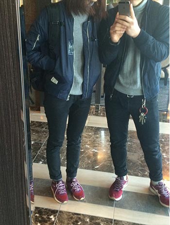 ビューティアンドユースペアルック1