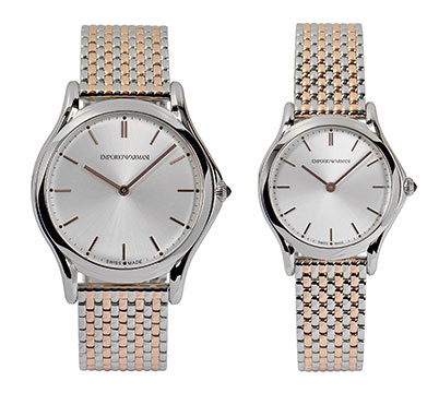 エンポリオアルマーニ結納返しペアウォッチ
