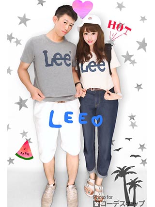 leeペアＴシャツコーデ3