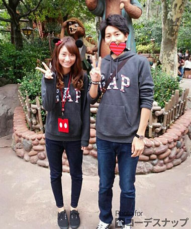 GAPトレーナーペアルック1