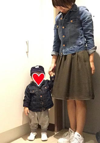 GAP親子コーデ3