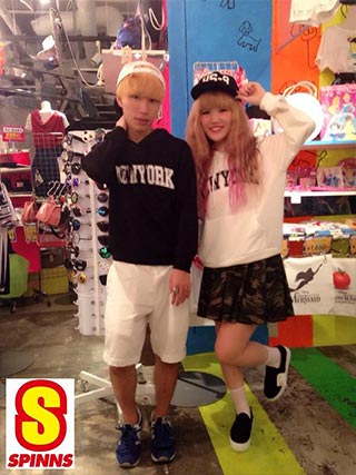 スピンズパーカーペアルック3