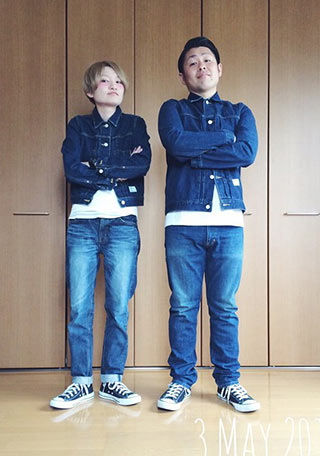 コンバースペアルック1