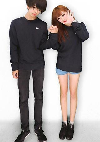 NIKEトレーナー-ペアルック1