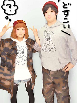 wegoパーカーペアルック1