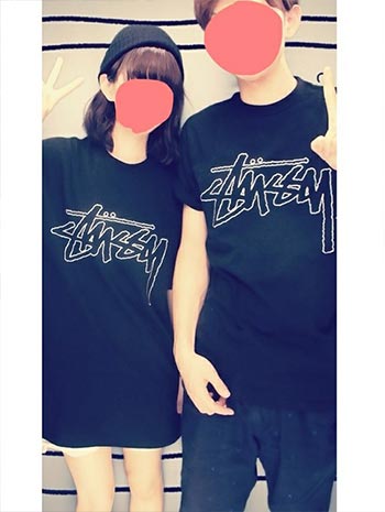 STUSSYペアルック3