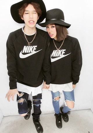NIKEトレーナー-ペアルック3