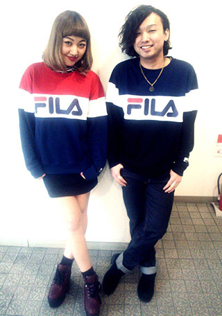 FILAトレーナー-ペアルック1