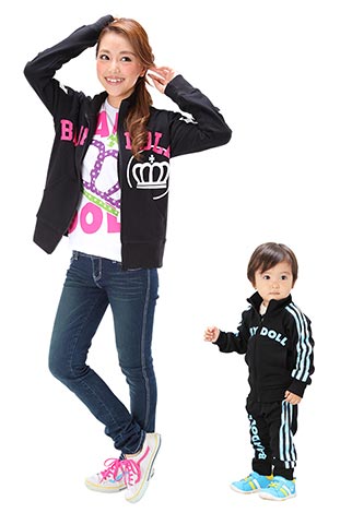 ベビードール親子コーデ1