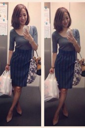 ダイアナパンプスコーデ1