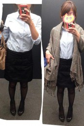 ダイアナパンプスコーデ2