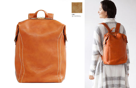 土屋鞄レザーリュック1