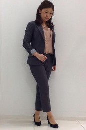 スーツカンパニー-パンプスコーデ1