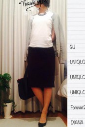 ダイアナパンプスコーデ4