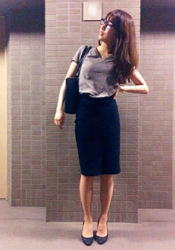 オフィスカジュアルコーデ16