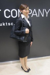 女性リクルートスーツコーデ-スカート5