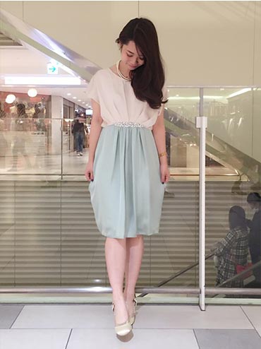 可愛いお呼ばれコーデ1