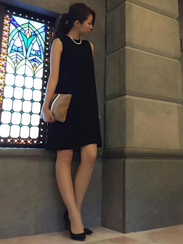 上品お呼ばれコーデ2