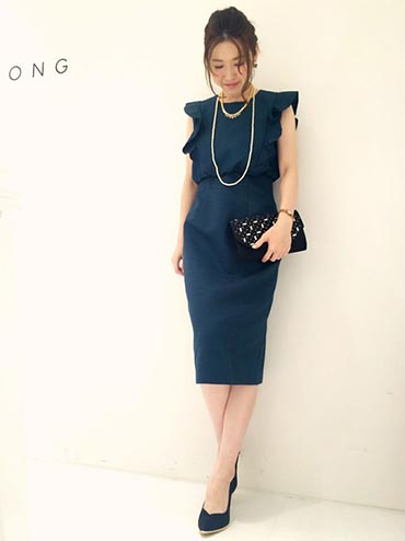 上品お呼ばれコーデ7