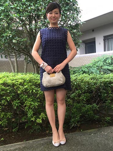 上品お呼ばれコーデ6