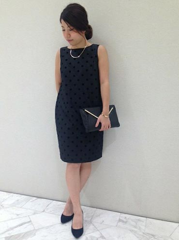 上品お呼ばれコーデ1