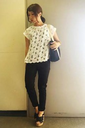 通勤サンダルコーデ12