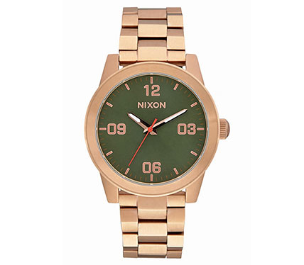 メタルブレス腕時計ゴールド1