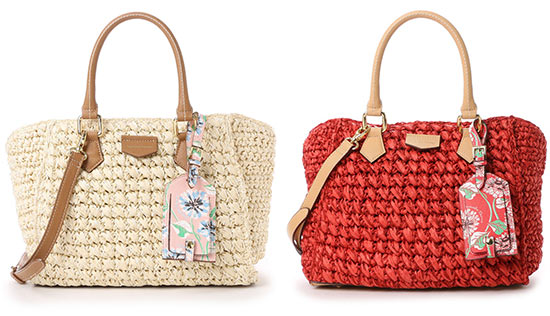 サマンサタバサかごバッグ1