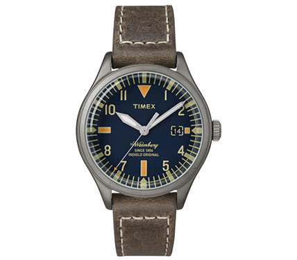 レザーベルト腕時計ブラウン4