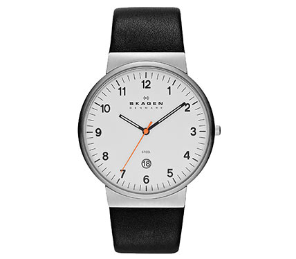 レザーベルト腕時計ブラック2