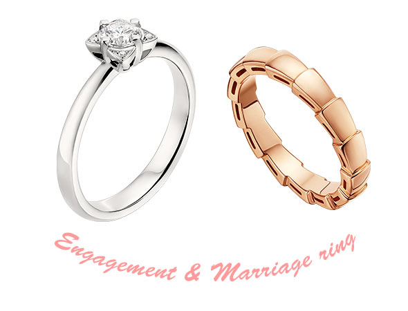 ブルガリ指輪重ねづけ2