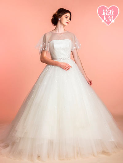 ウエディングドレスプリンセスライン