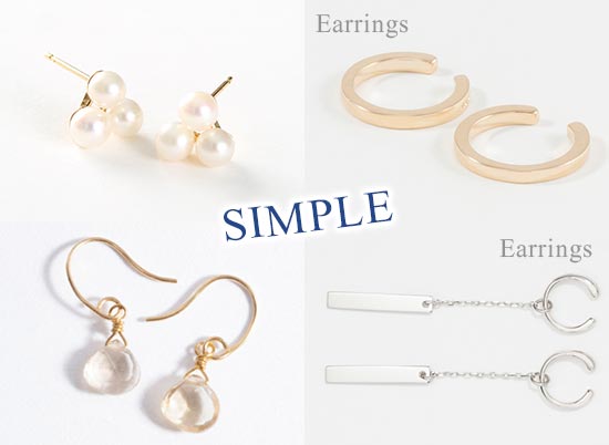 eteシンプルピアス