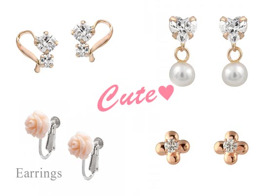 ブルーム可愛いピアス
