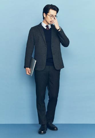 ユニクロ旦那コーデ3