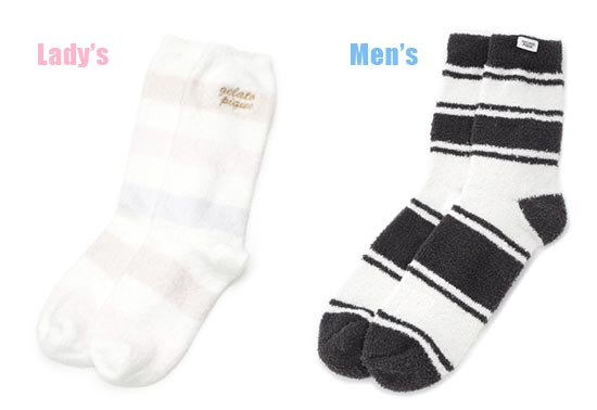 ジェラートピケ-ペア靴下3